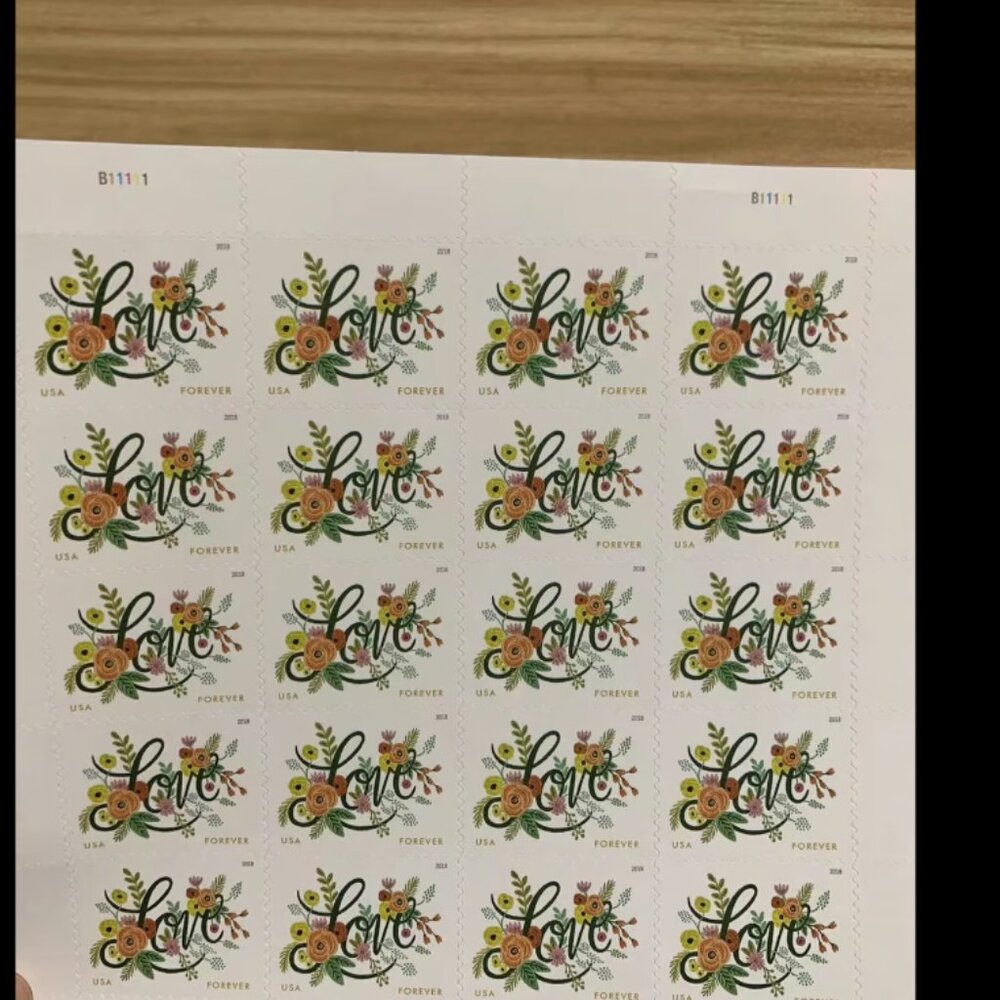 2018 American Celebratory corsage 1000 stamp  lettersvintage collectibles